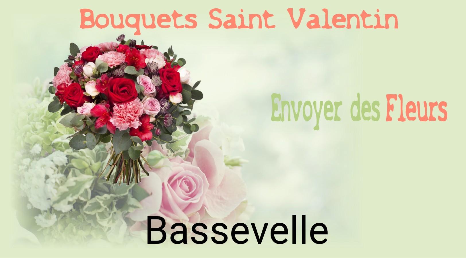 Roses de Saint-Valentin livrées à Bassevelle